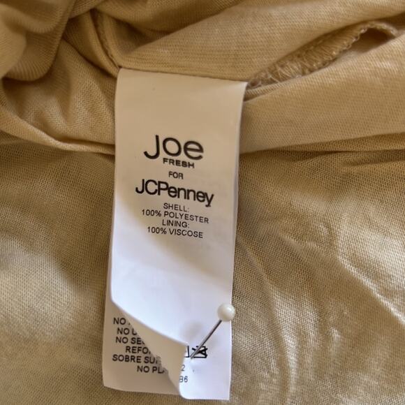 Joe Fresh Size L Cream Spangle Embellished Mini Skirt Some Missing Spangles - Picture 4 of 8